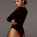 Body élégant à manches longues