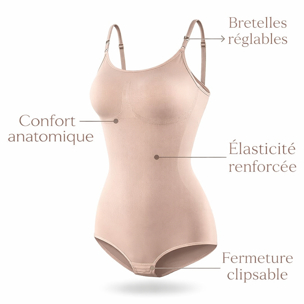 Body sculptant échancré